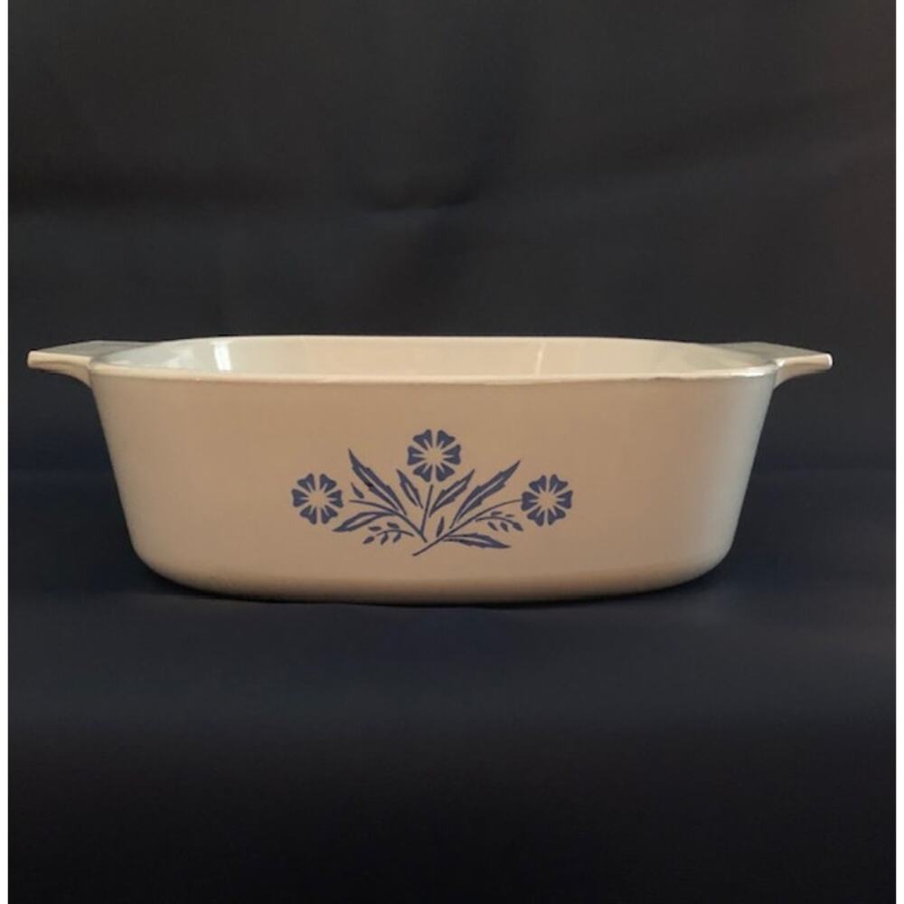 CORNING WARE A-2-B "Blue Cornflower" 2 Qt Casserole Dish (NO LID)
